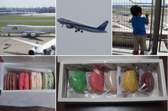 羽田空港で、飛行機を見てきました！